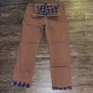 J. Crew The Sutton Flannel Lining Size 33x32